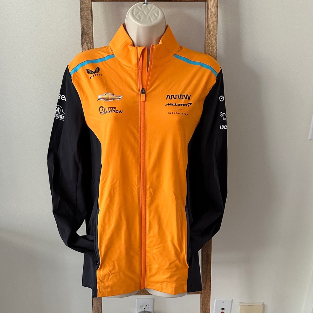 McLaren Men's Papaya and Black Windbreaker
